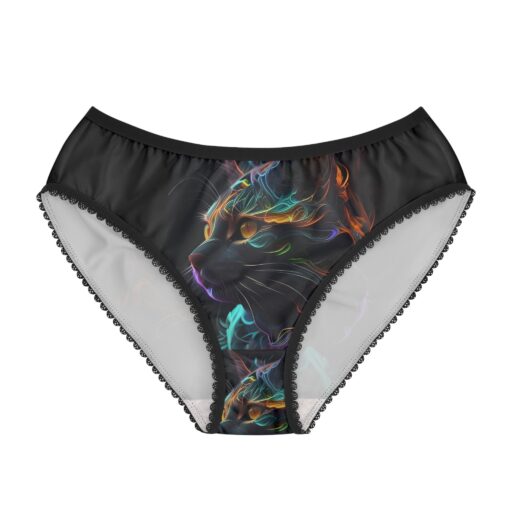 House of Trippers Focused Kitty Women's Briefs (AOP) (Kitty's gonna get you)