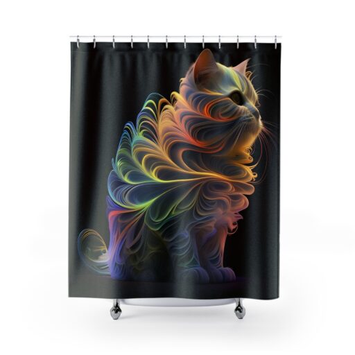 House of Trippers High Class Kitty Shower Curtains (It costs money to take me home)