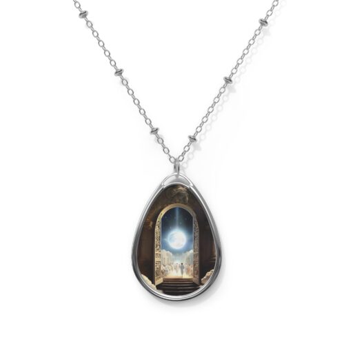 House of Trippers Oval Necklace (Worlds without end)