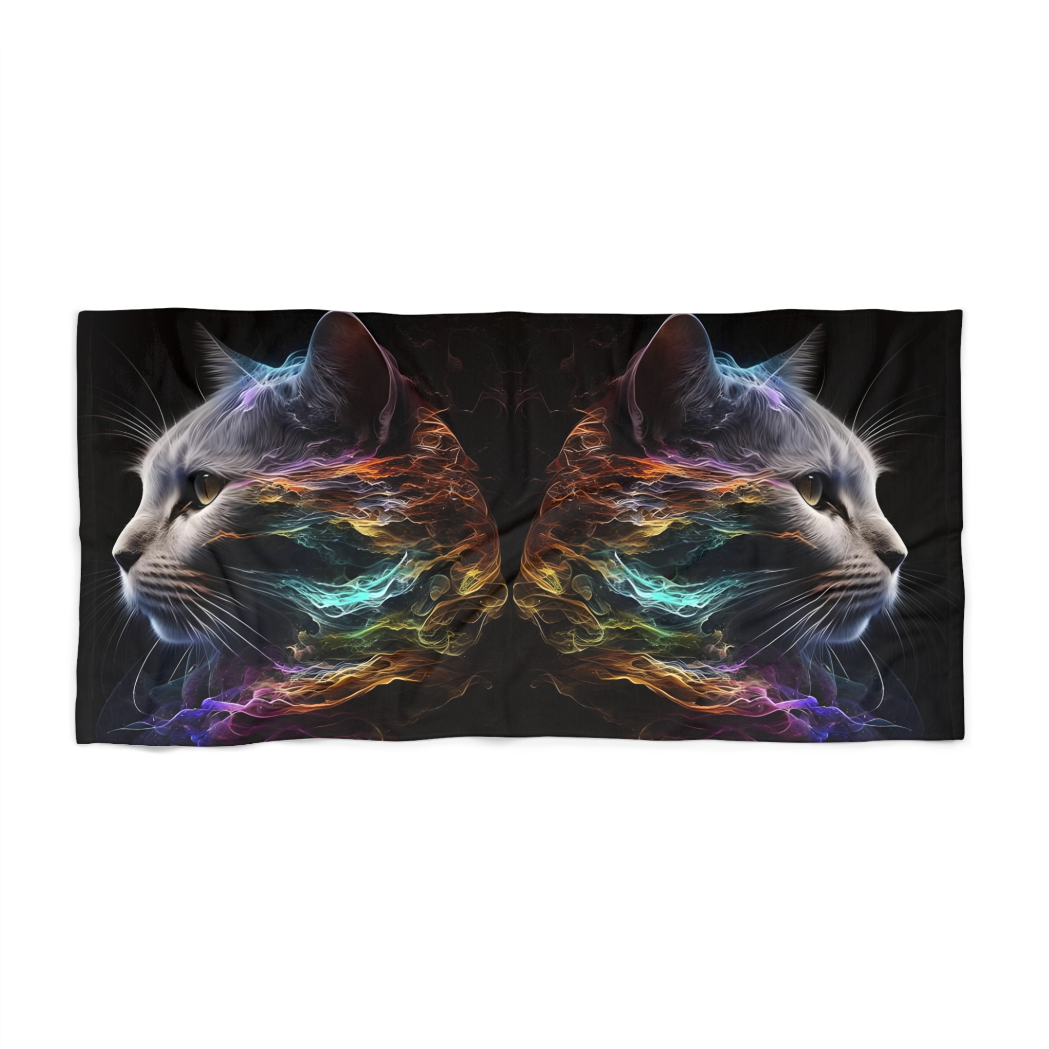 Super Model Kitty Beach Towel - Image 3