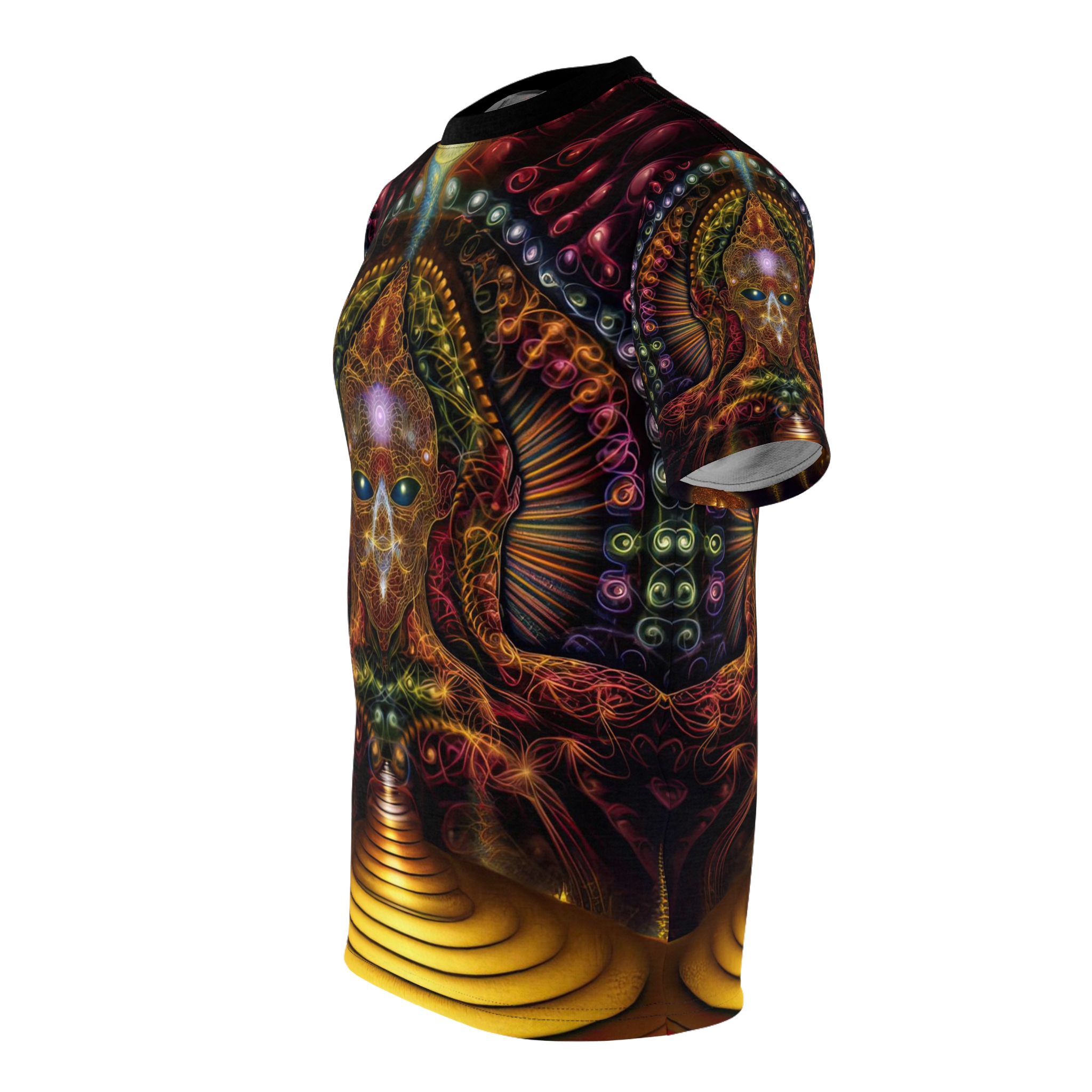 The Manifestation Of The Divine In Me Unisex Cut & Sew Tee - Image 3