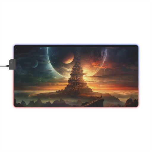 My New Home Gamers LED Gaming Mouse Pad House of Trippers
