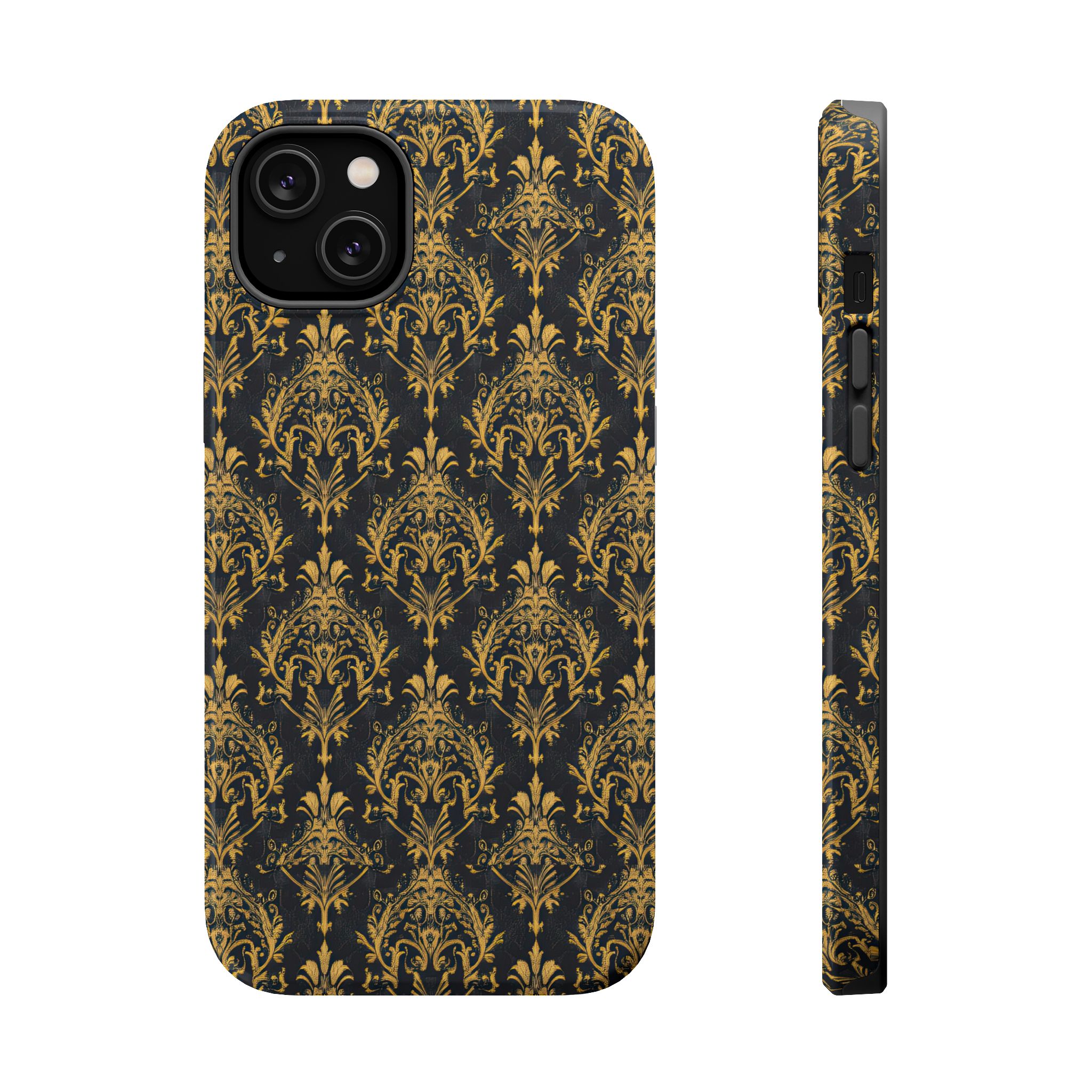 Elegant Gold Floral Magnetic Tough Case - Stylish Protection for Your Phone - Image 21