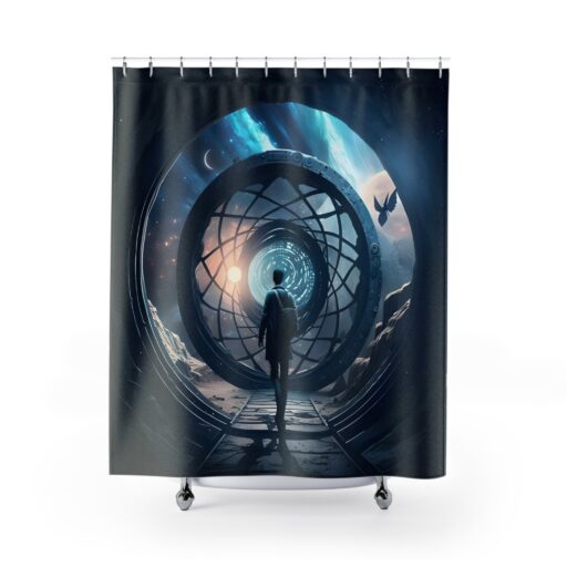 House of Trippers Shower Curtains (Eternal Journey)
