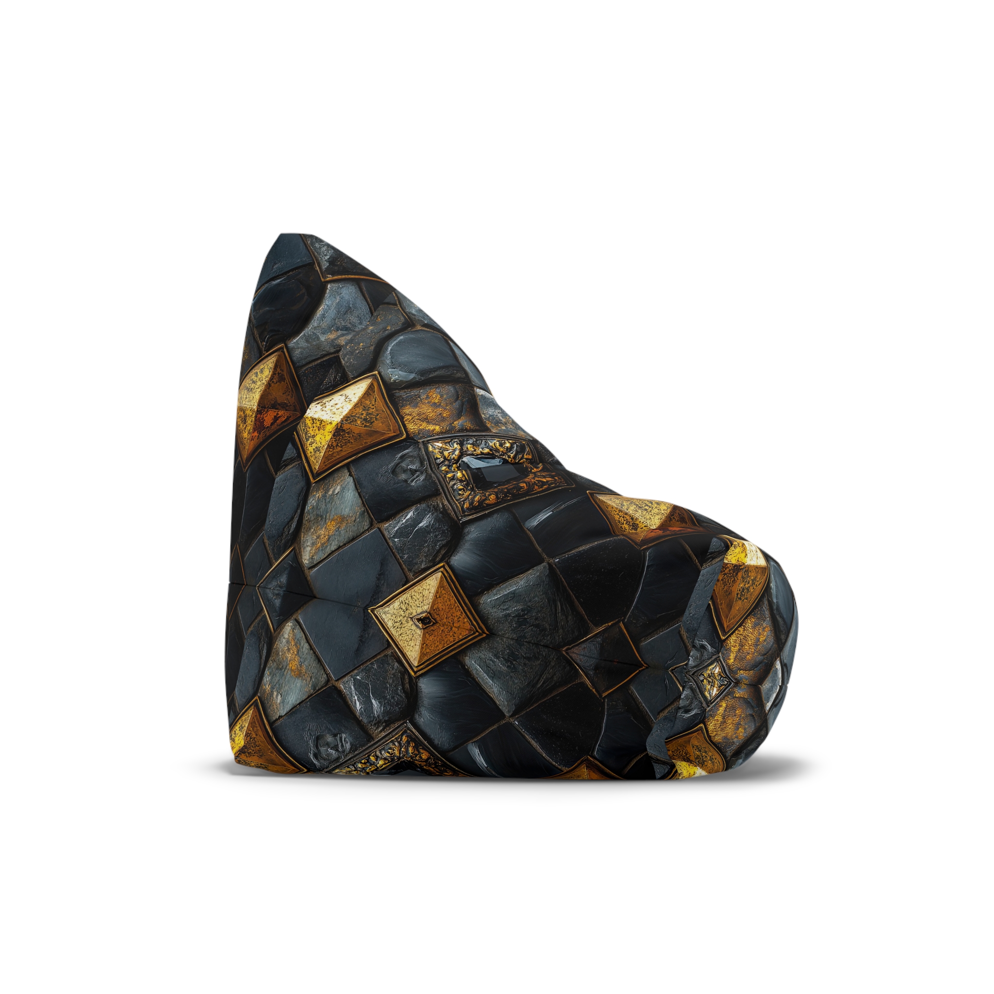 Elegant Mosaic Bean Bag Chair Cover – Cozy Living Room Decor - Image 10