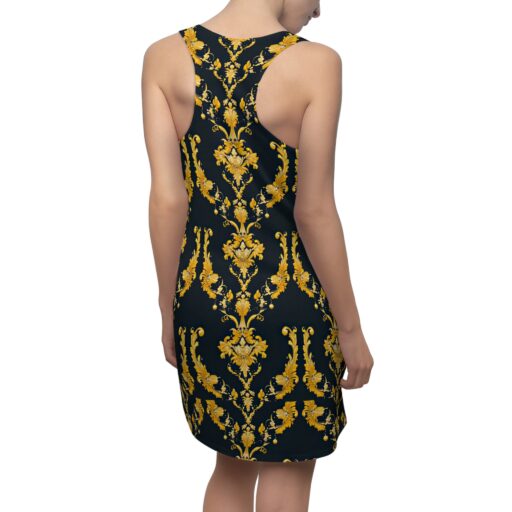 Elegant Floral Racerback Dress for Women - Perfect for Summer Outings and Casual Celebrations