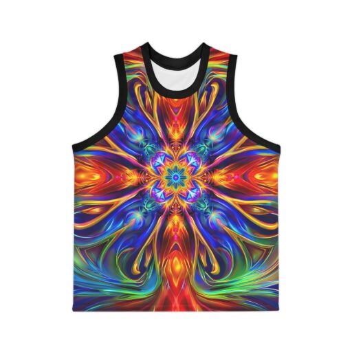 Techno Static Unisex Basketball Jersey