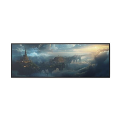 Castle in the sky Gallery Canvas Wraps, Horizontal Frame
