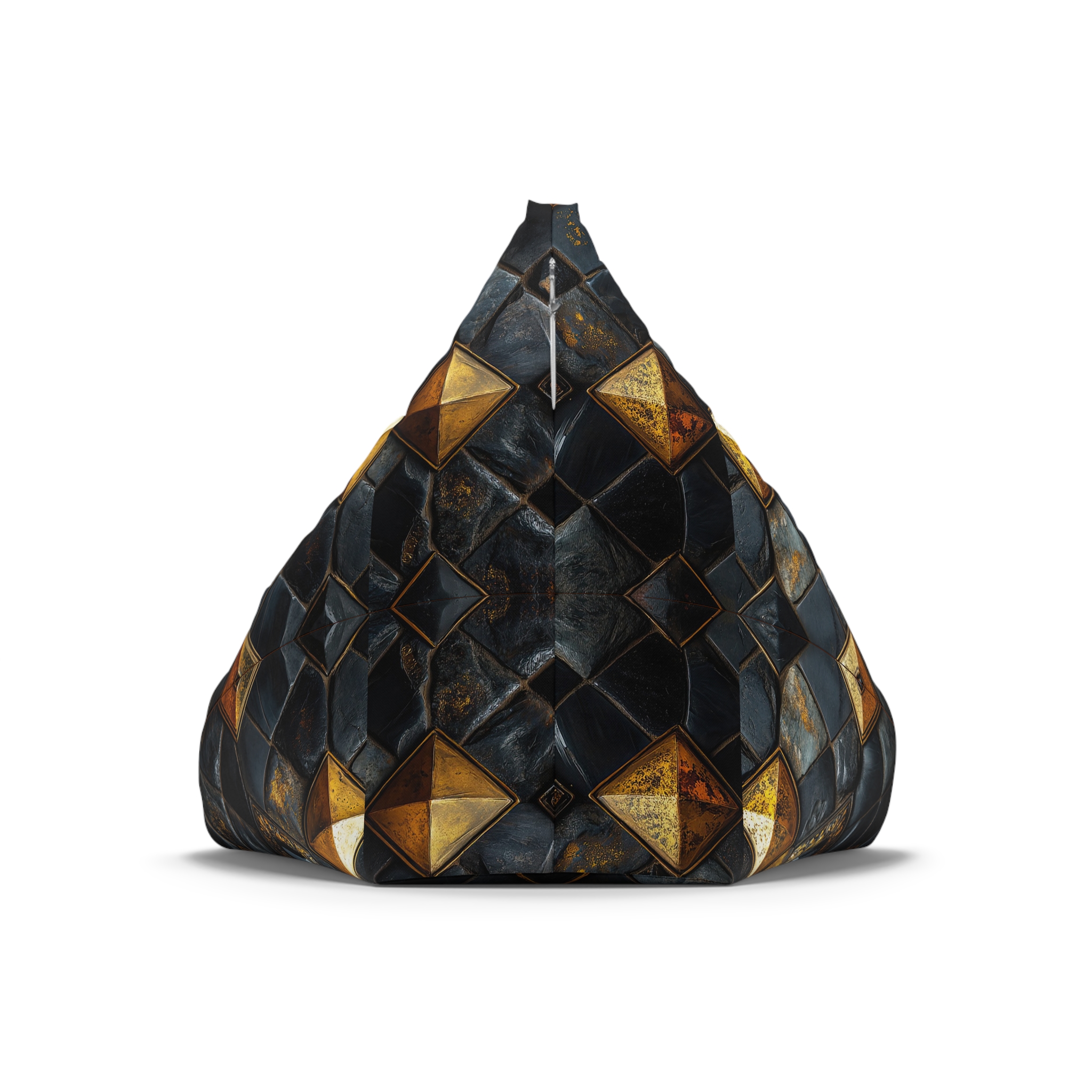 Elegant Mosaic Bean Bag Chair Cover – Cozy Living Room Decor - Image 3