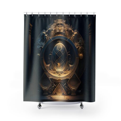 House of Trippers Celestial Gateway Shower Curtains (Step on through)