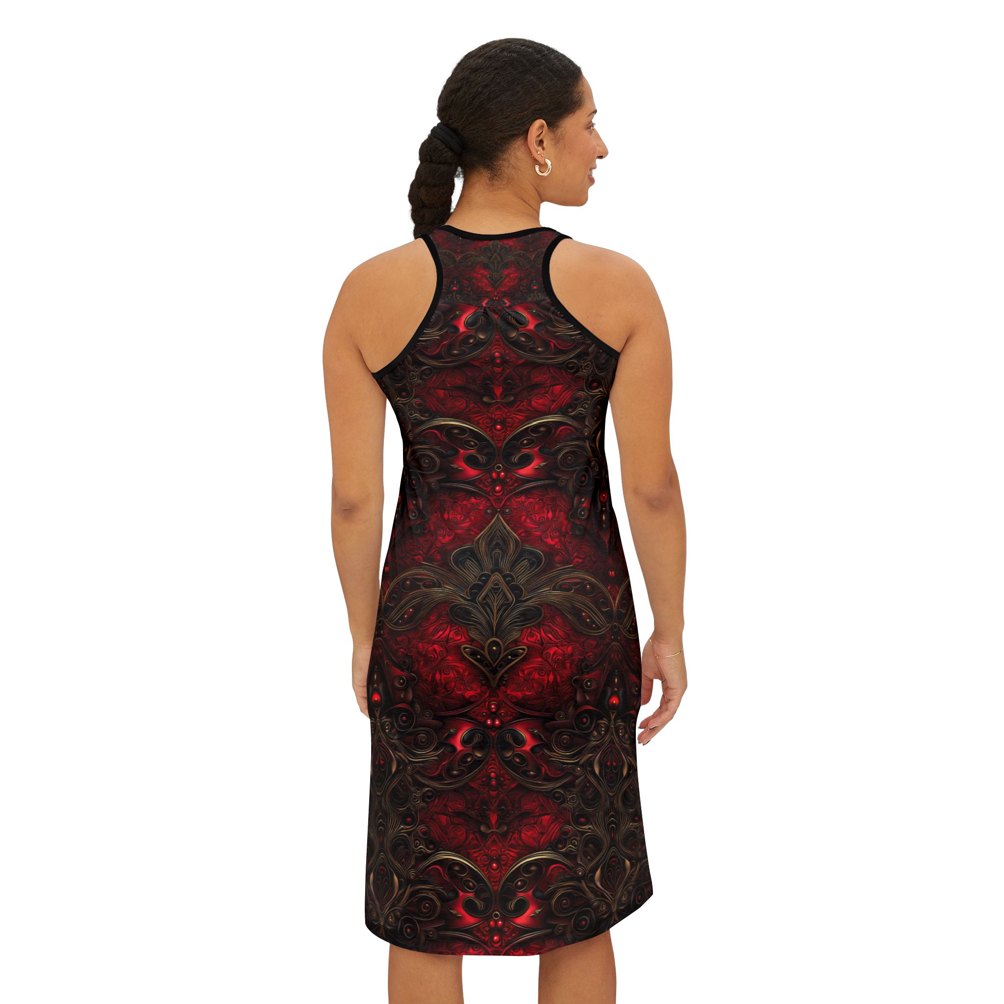 Exquisite Noble Ruby Women's Racerback Dress | Perfect for Summer Events and Casual Wear