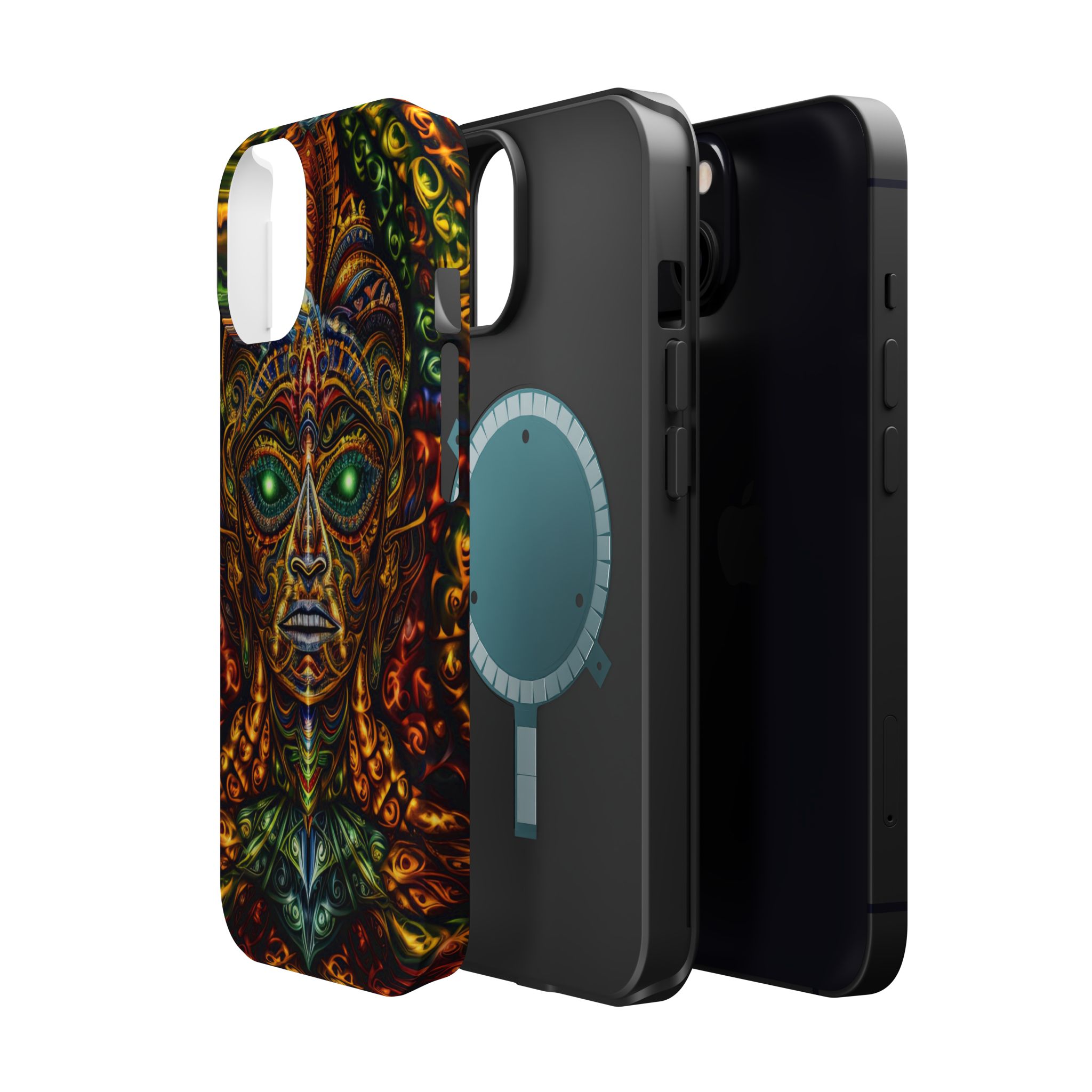 Psychedelic Magnetic Tough Case - Vibrant Smartphone Protection - Image 42