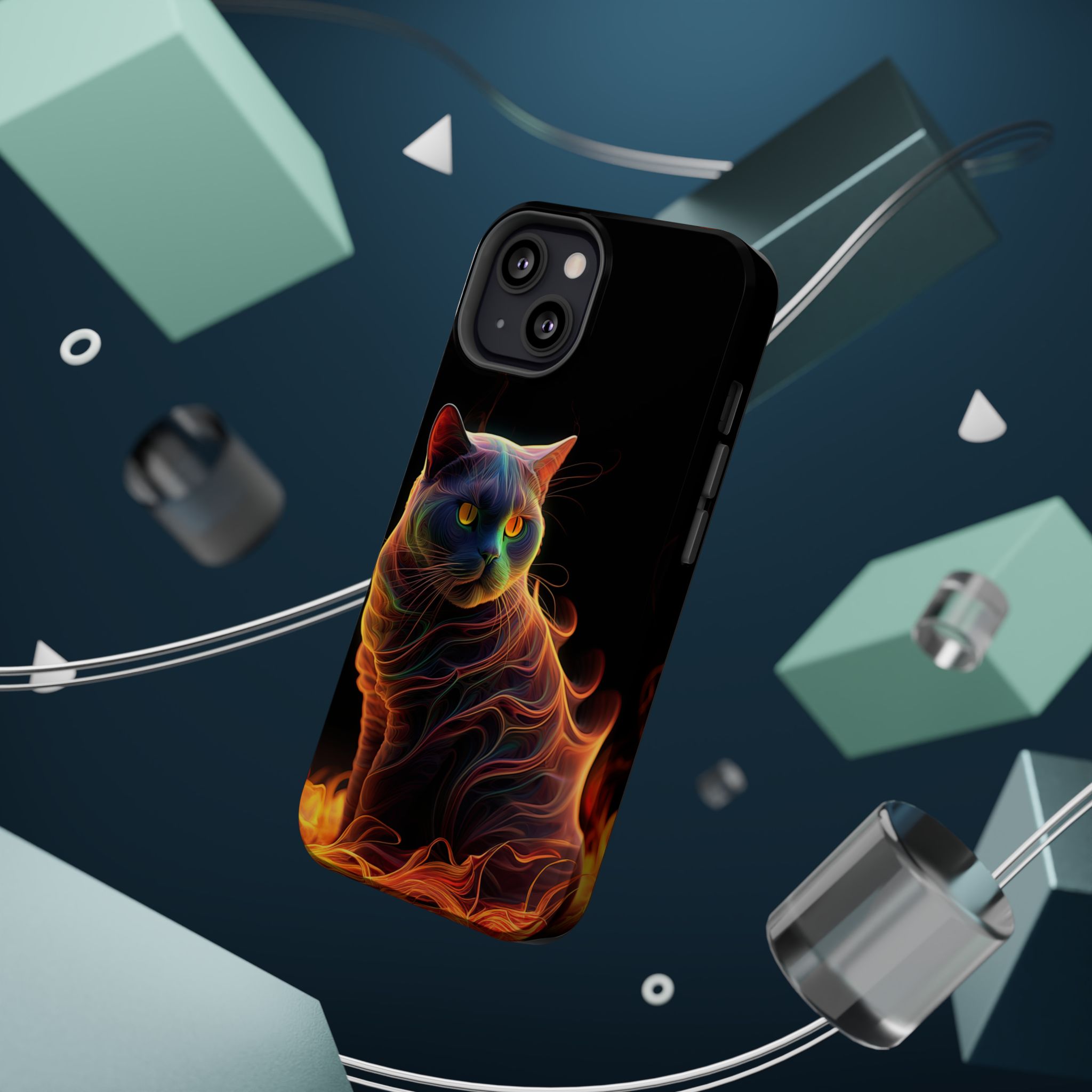 Damien I miss you Baby Vibrant Cat Design Magnetic Tough Cases – Pet Lover’s Phone Accessories - Image 39