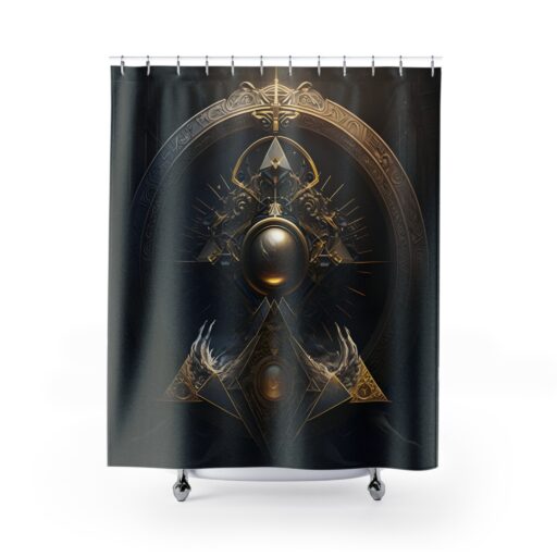 House of Trippers Shower Curtains(Portal to the Gods)