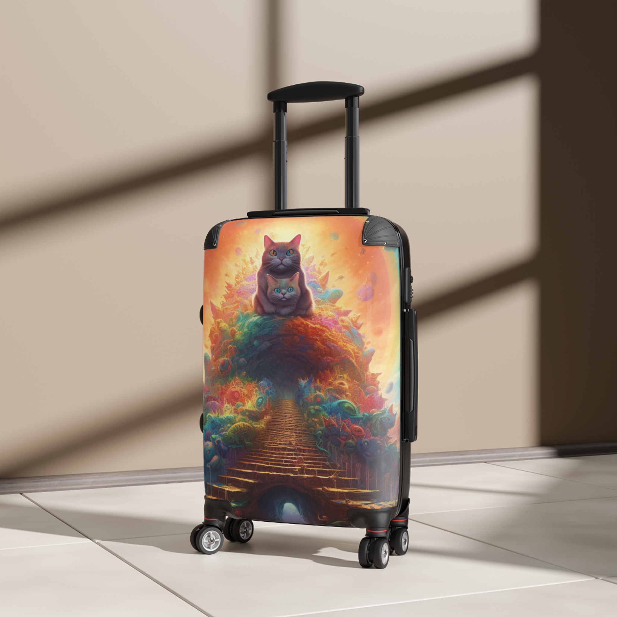 Cute Kitty Kingdom Suitcases ( Hey Cutie) (Never lose your luggage again) - Image 4