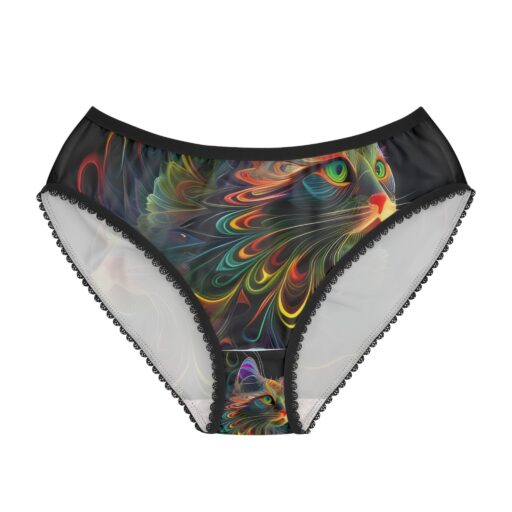 House of Trippers Women's Briefs Playful Kitty (AOP)(Kitty wanna play)