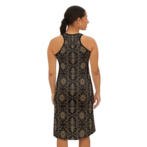 Elegant Floral Women's Racerback Dress - Stylish Summer Wear