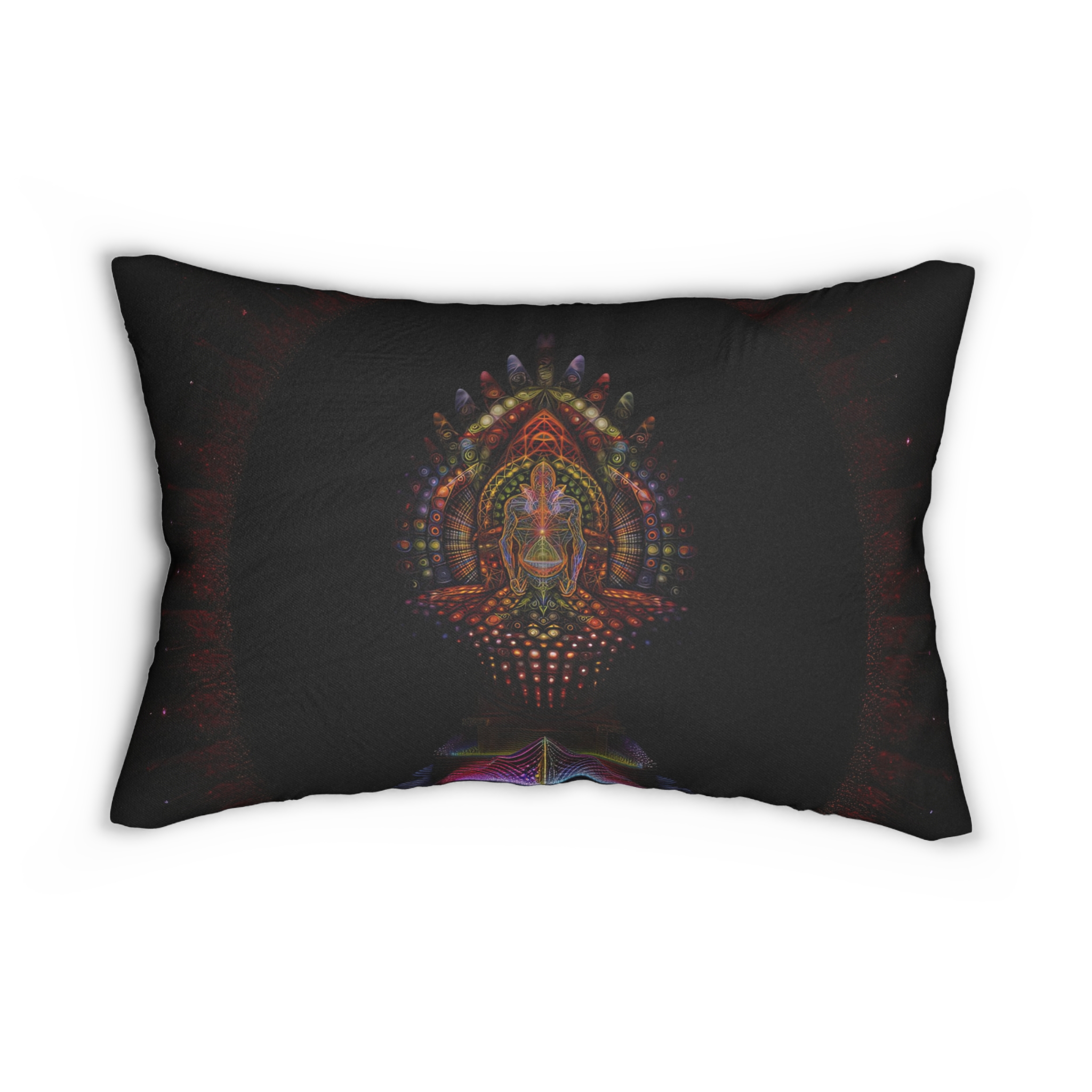 In The Beginning Was The Word And The Word Was You And The Creation Of You Into Existence. Spun Polyester Lumbar Pillow - Image 2
