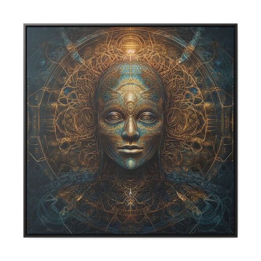 Annunaki Gallery Canvas Wraps, Square Frame