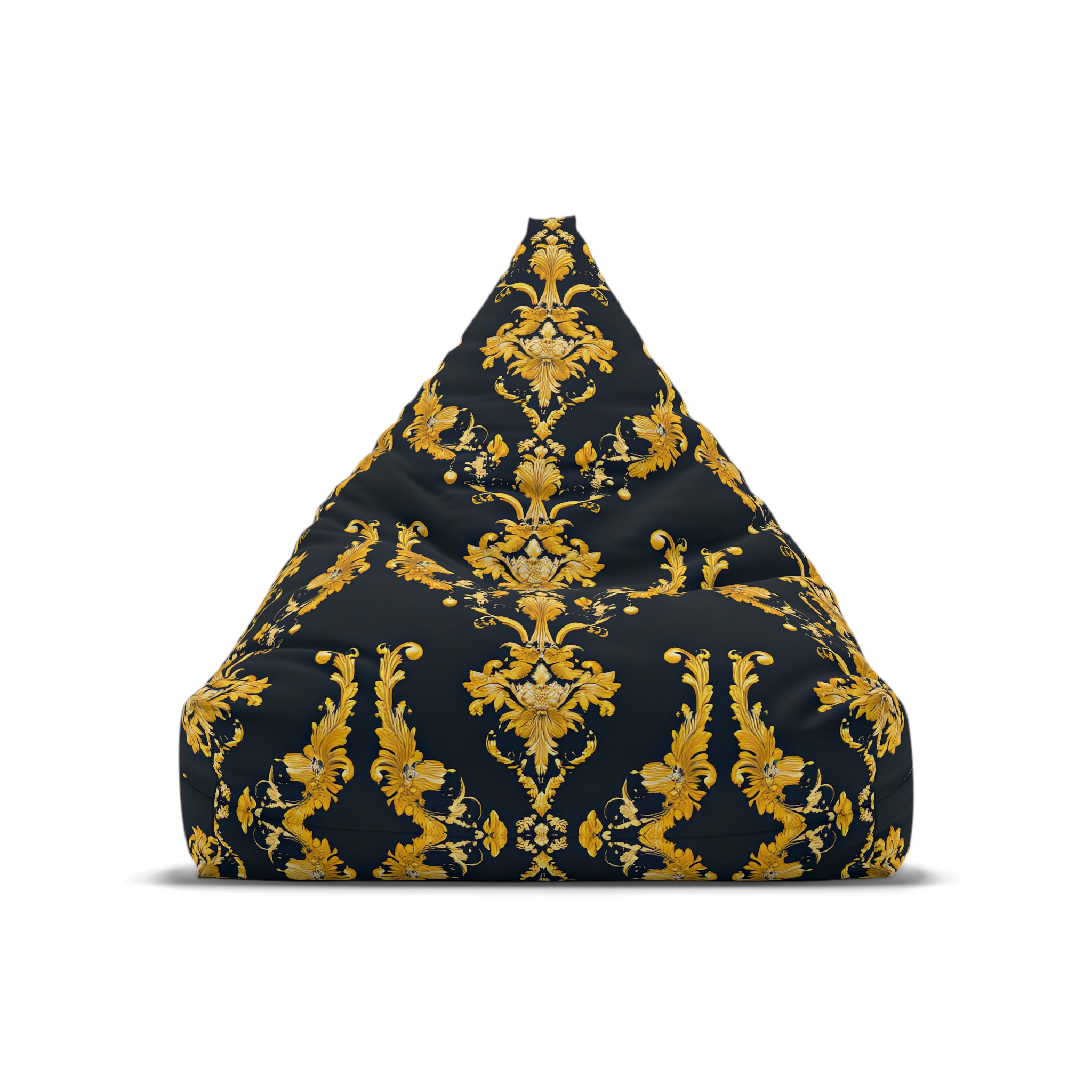 Elegant Floral Bean Bag Chair Cover - Cozy Home Decor - Image 2