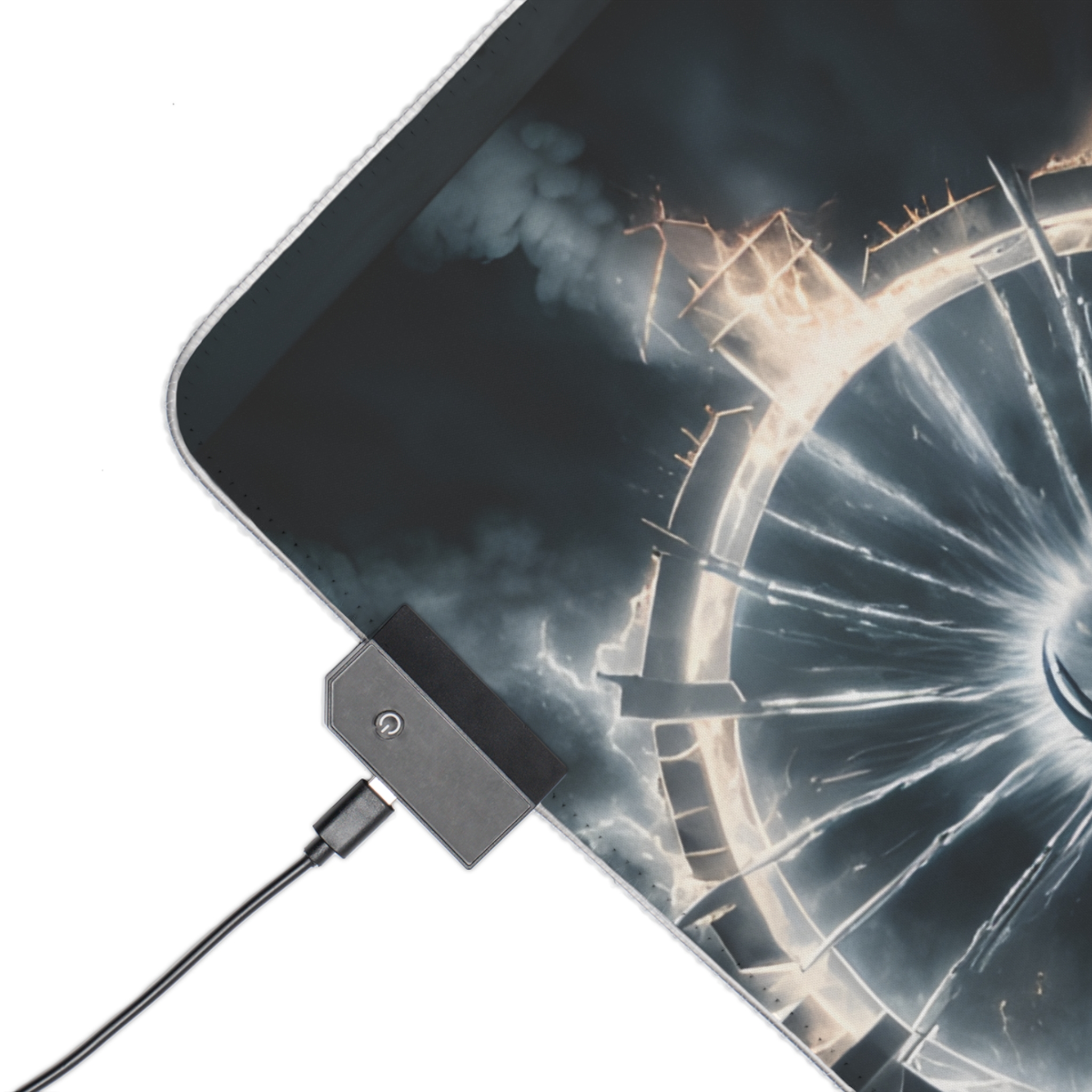 Busting through the Gates LED Gaming Mouse Pad (Only the strong shall survive) - Image 24