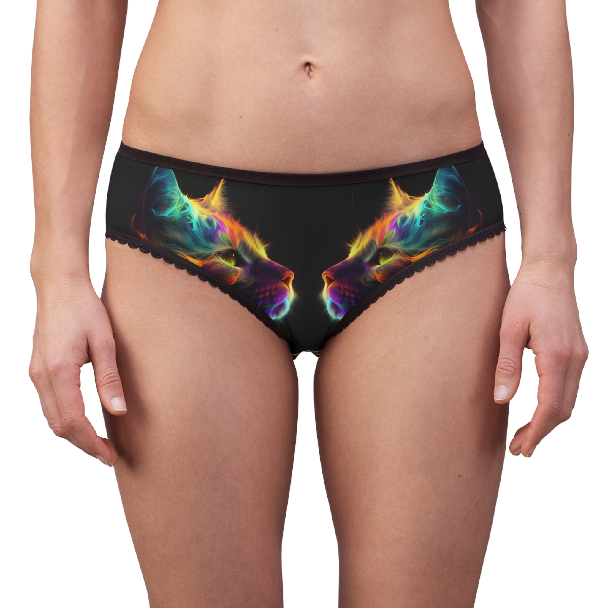 House of Trippers Guardian of the Rainbow Women's Briefs (AOP) (one more step)(Twins) - Image 3