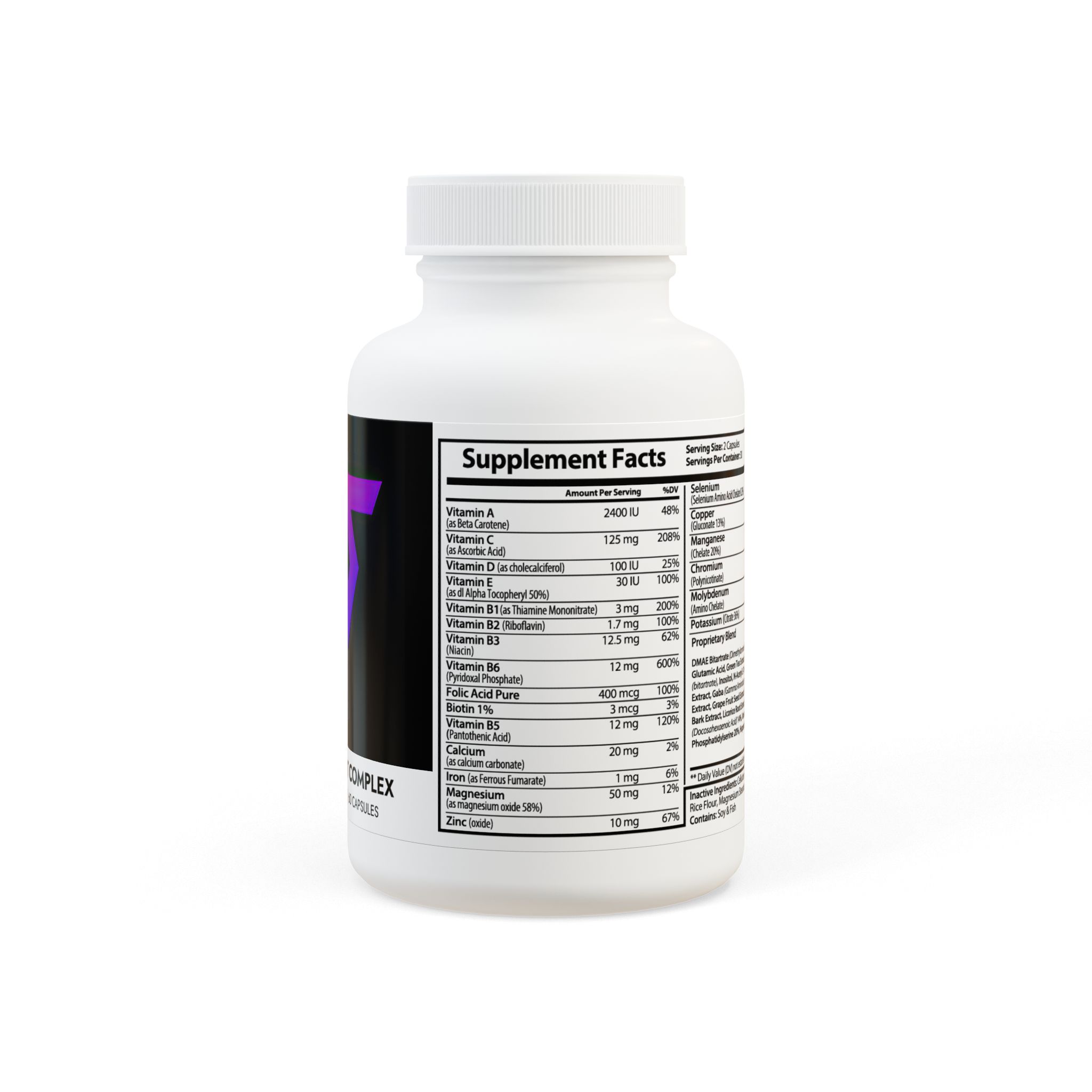 Brain Support Complex Supplement (60 Capsules) - Image 3