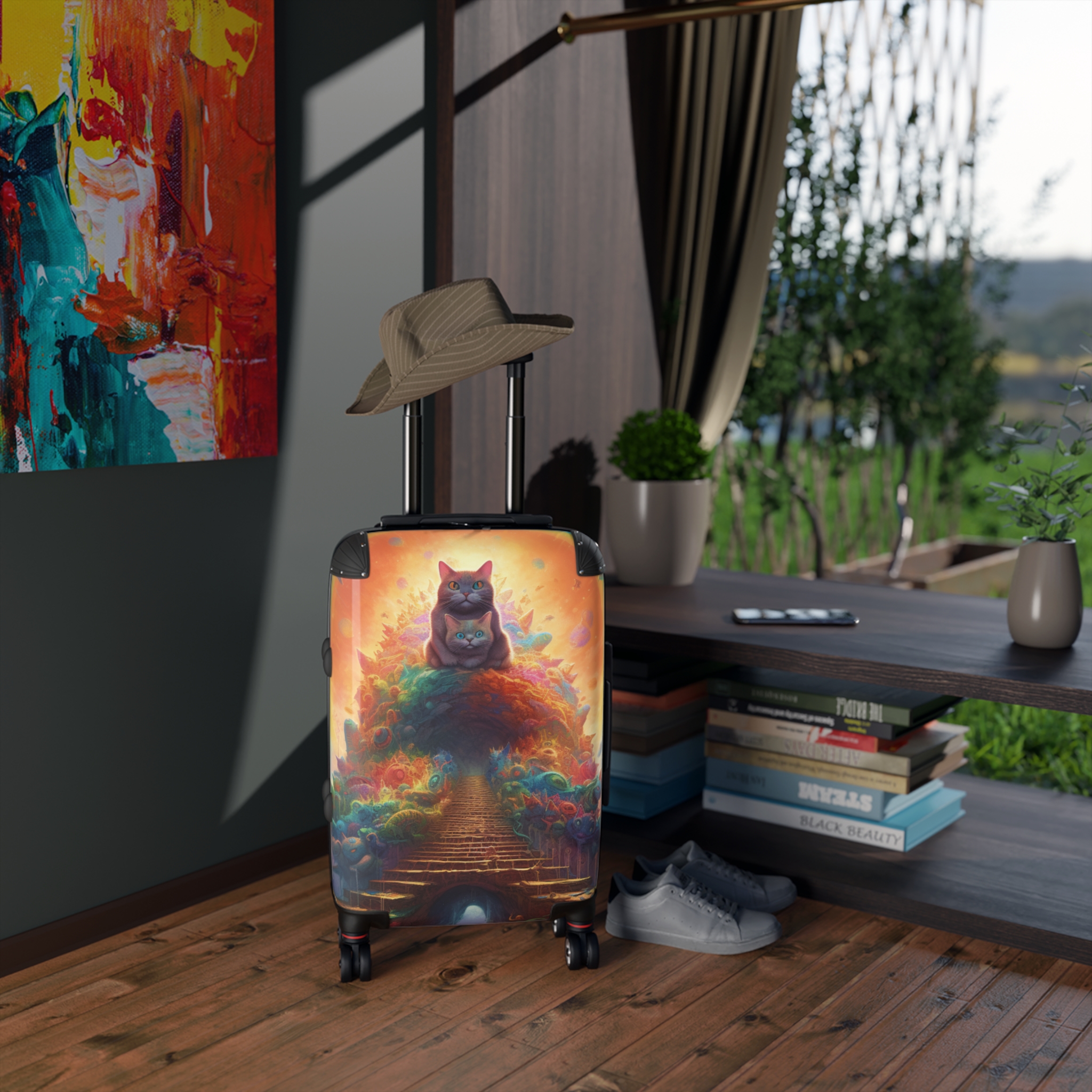 Cute Kitty Kingdom Suitcases ( Hey Cutie) (Never lose your luggage again) - Image 5