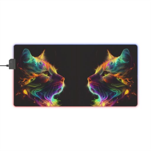 House of Trippers Guardian of the Rainbow LED Gaming Mouse Pad (One more step)