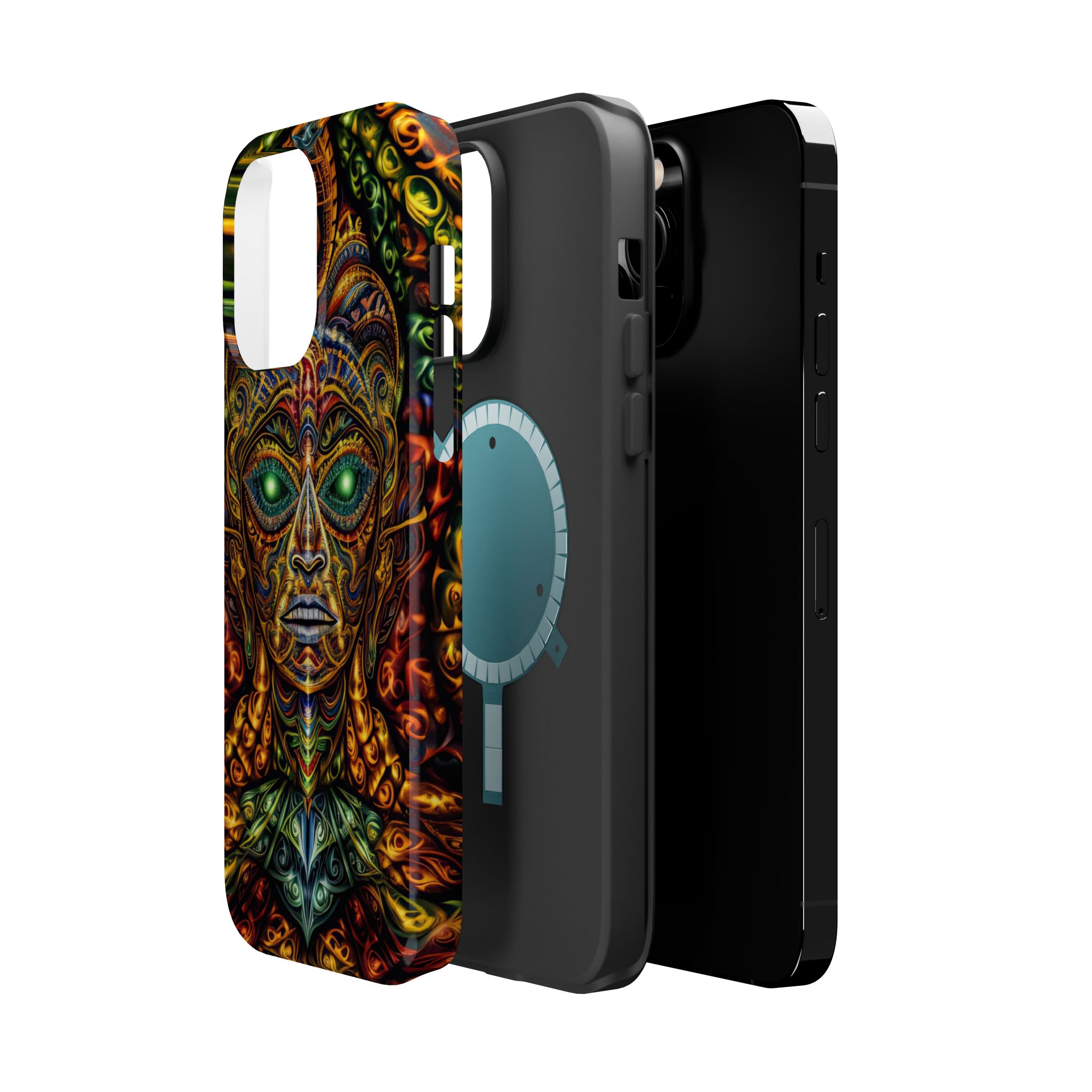 Psychedelic Magnetic Tough Case - Vibrant Smartphone Protection - Image 30