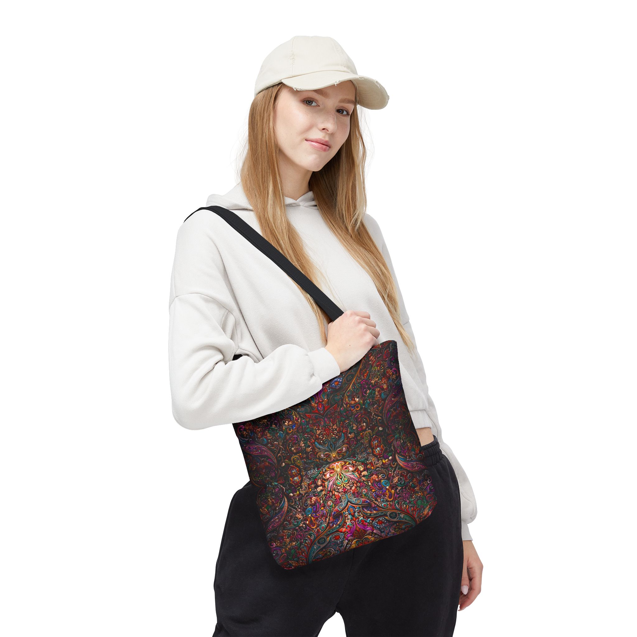 Vibrant Floral Tote Bag - Stylish & Functional for Everyday Use - Image 8