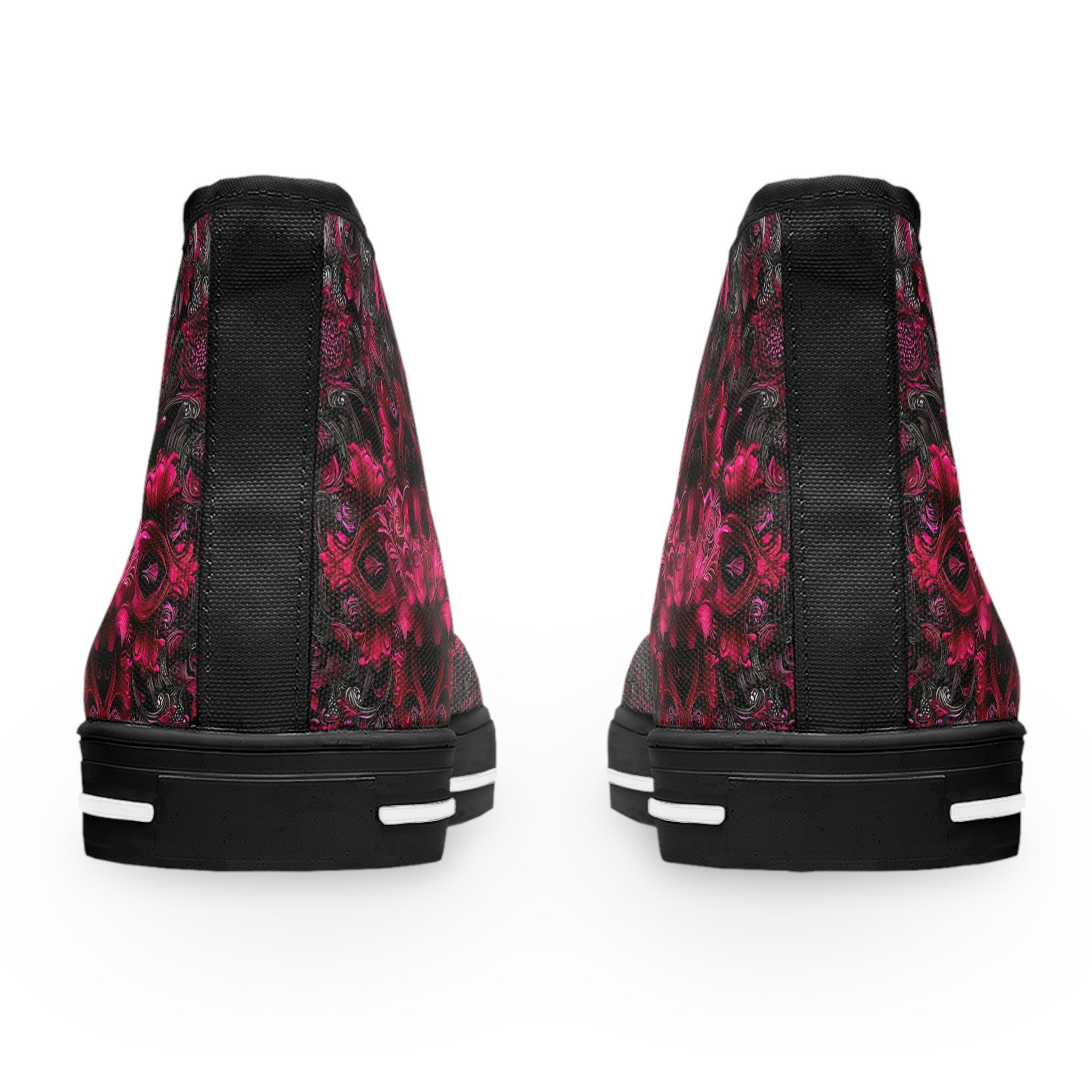Ruby Rose Floral High Top Sneakers for Women - Stylish Floral Print Casual Footwear - Image 4