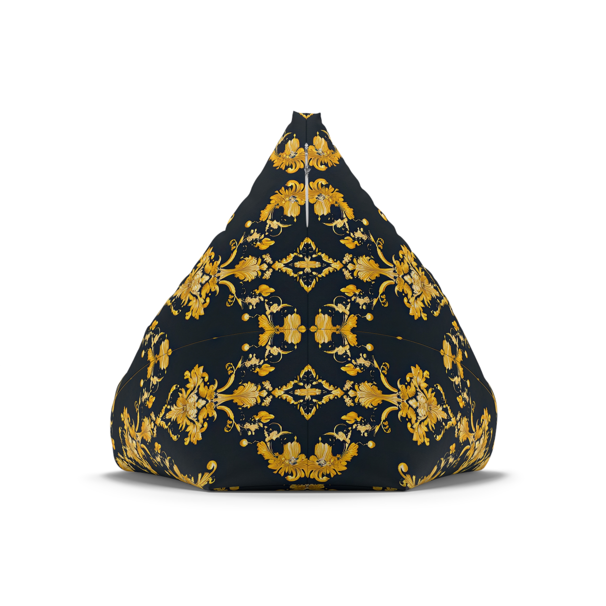 Elegant Floral Bean Bag Chair Cover - Cozy Home Decor - Image 3