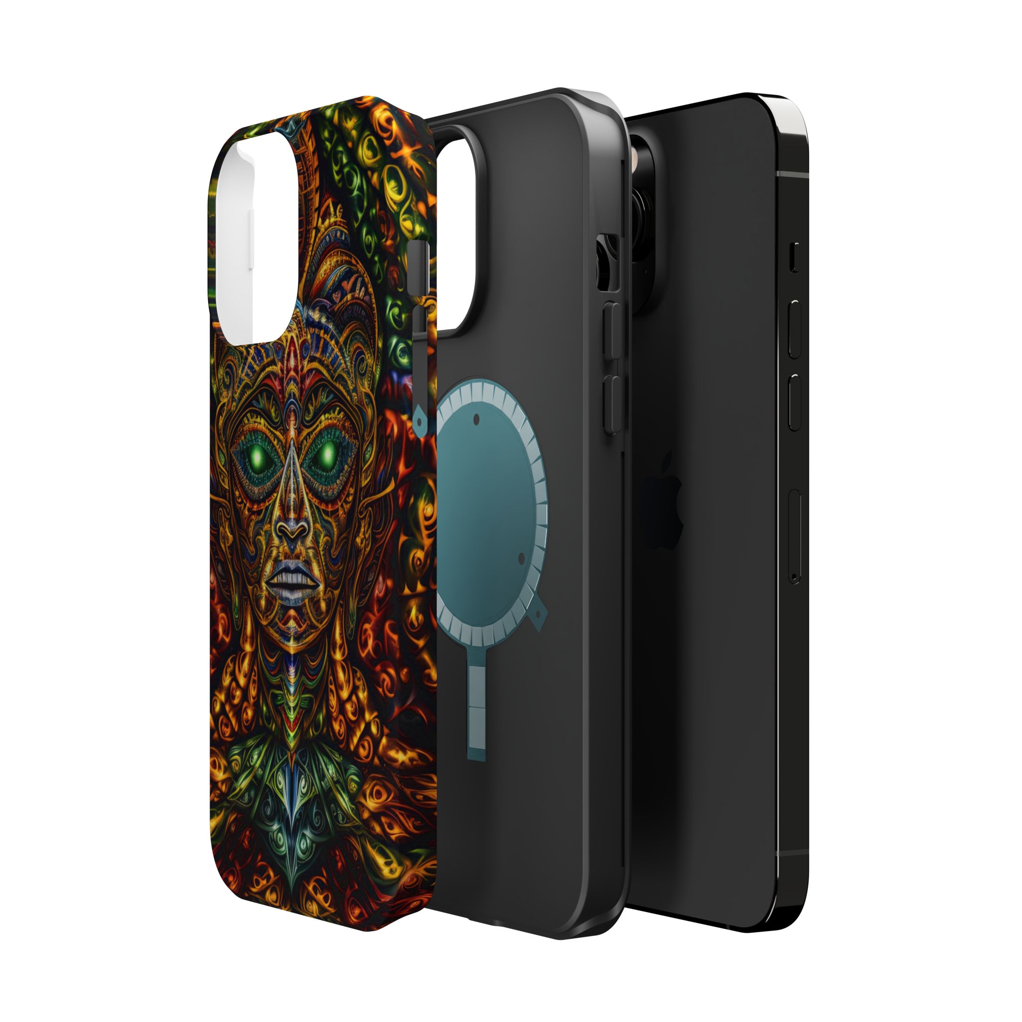 Psychedelic Magnetic Tough Case - Vibrant Smartphone Protection - Image 66
