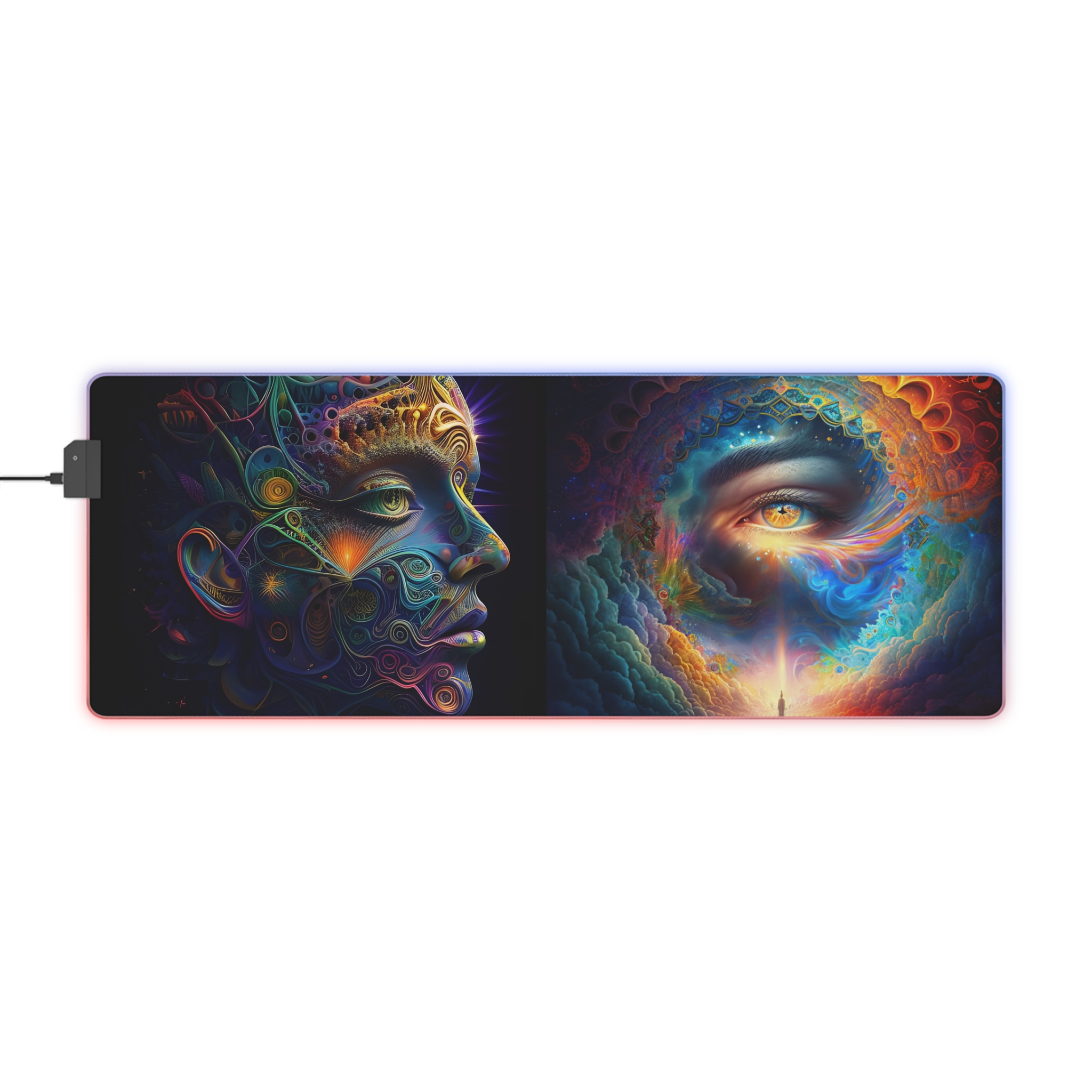 Child of the rainbow LED Gaming Mouse Pad (colors within colors) - Image 15