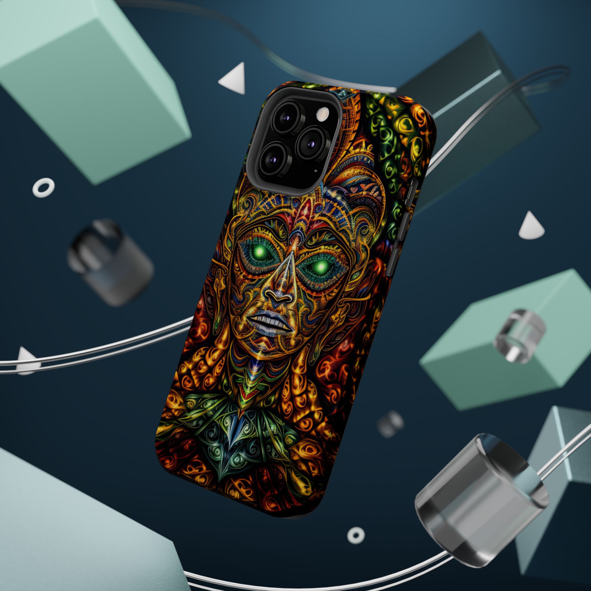 Psychedelic Magnetic Tough Case - Vibrant Smartphone Protection - Image 63