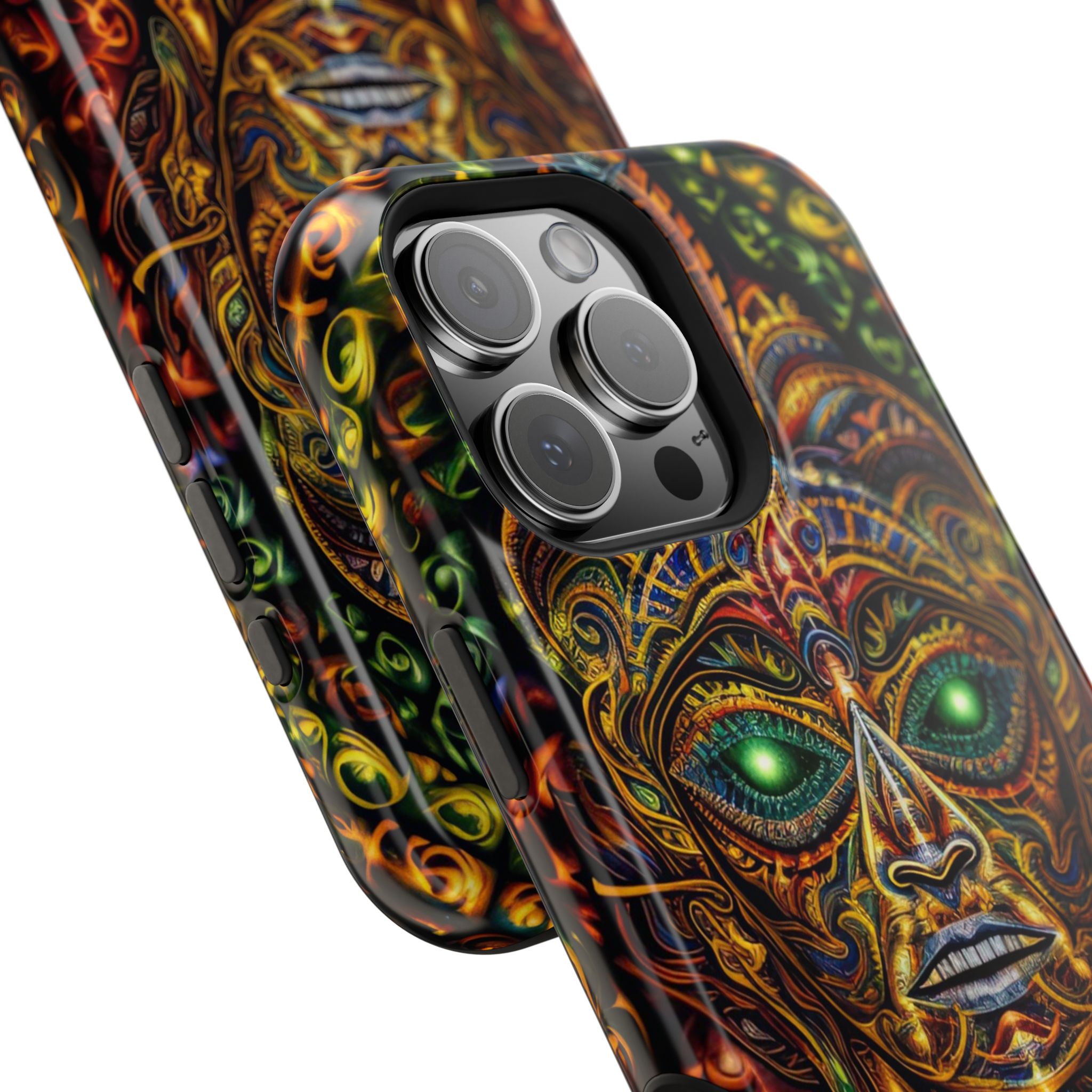 Psychedelic Magnetic Tough Case - Vibrant Smartphone Protection - Image 3