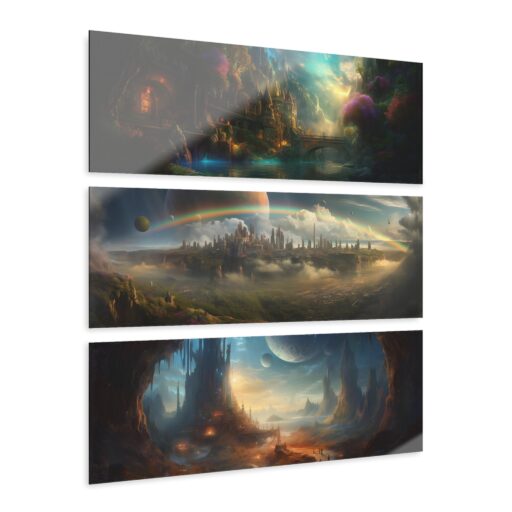 Traveler Acrylic Prints (Triptych)