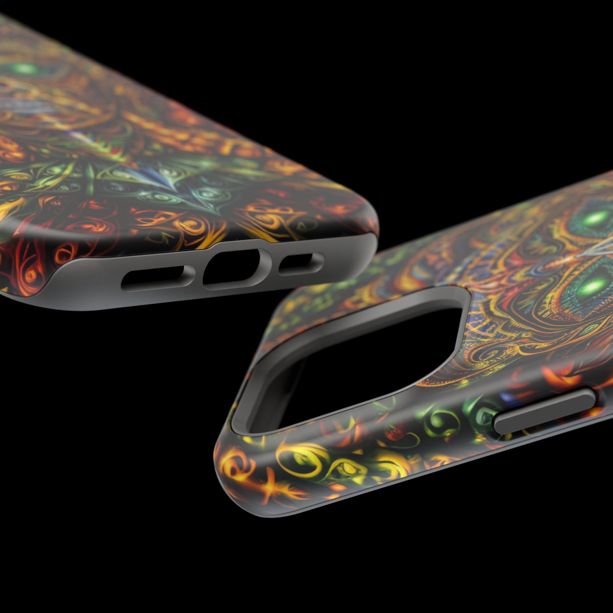 Psychedelic Magnetic Tough Case - Vibrant Smartphone Protection - Image 99