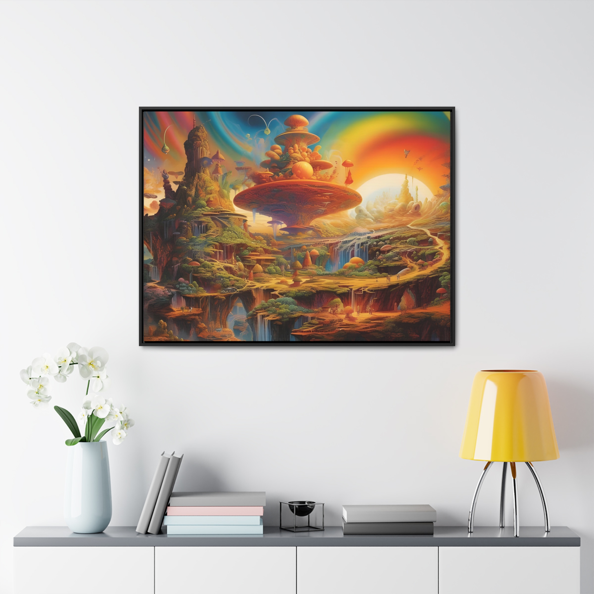 Happy Fun Place Gallery Canvas Wraps, Horizontal Frame House of Trippers - Image 4
