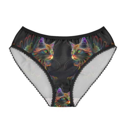 House of Trippers Playful Kitty  Women's Briefs (AOP)(Kitty wanna play)(Twins)