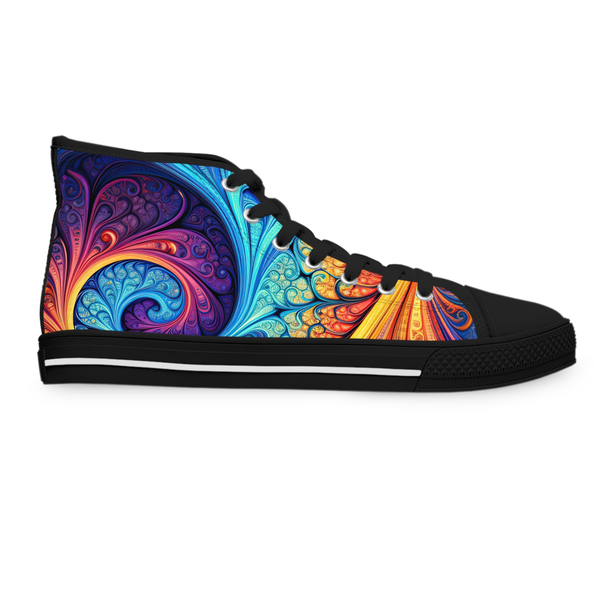 Swirling Women's High Top Sneakers - Image 15
