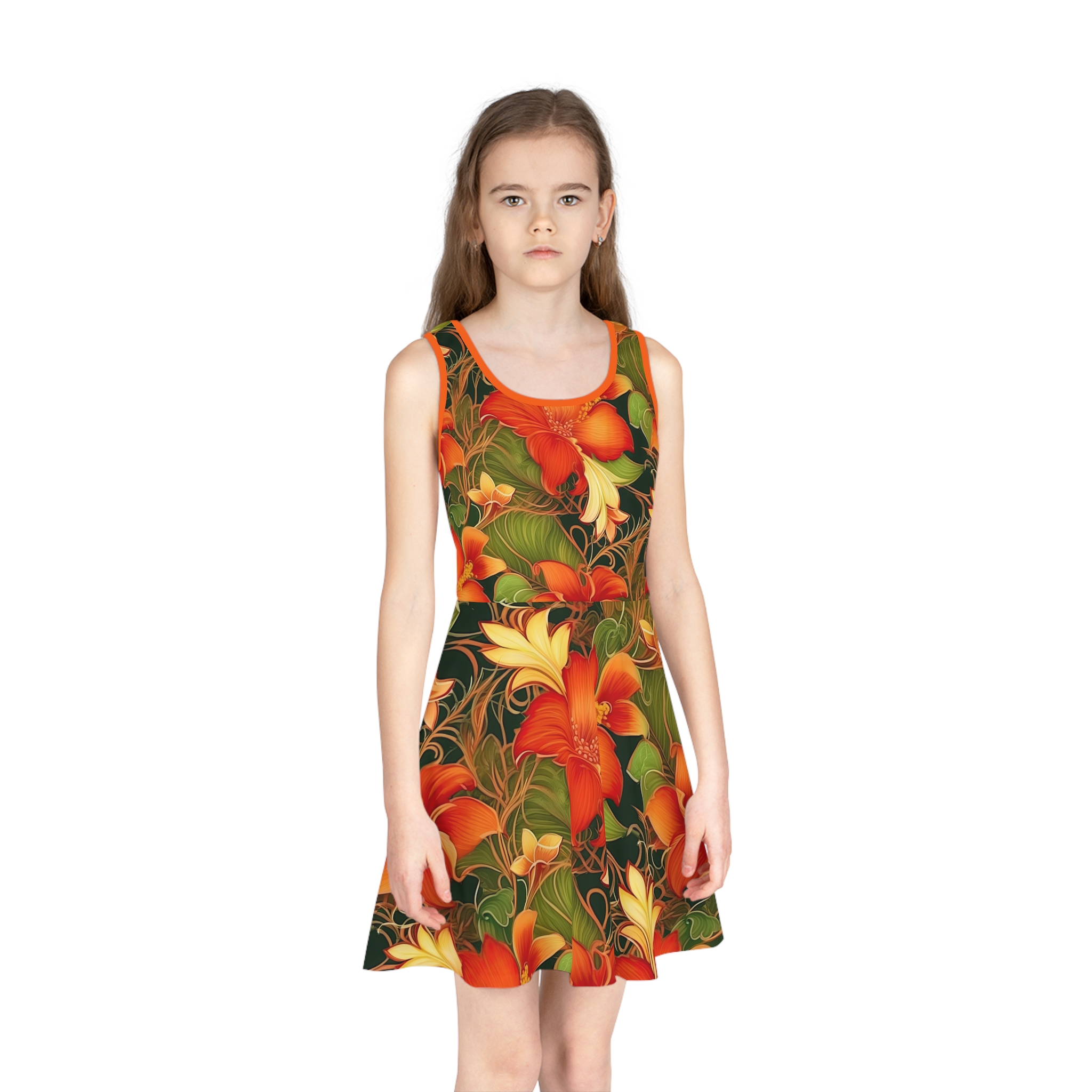 Hawaiian Girls' Sleeveless Sundress - Image 3