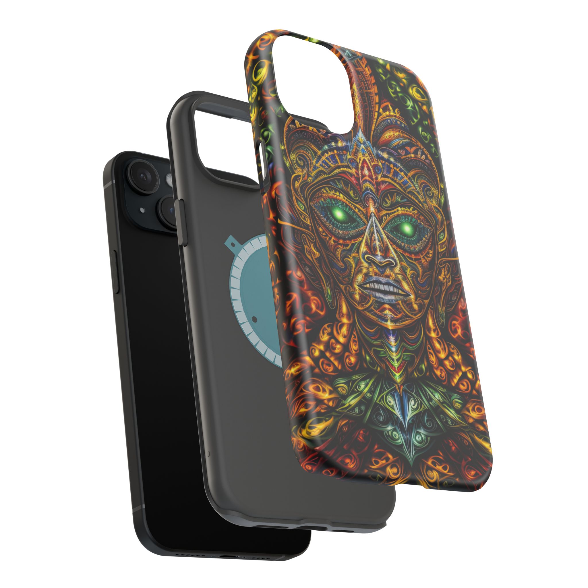 Psychedelic Magnetic Tough Case - Vibrant Smartphone Protection - Image 92