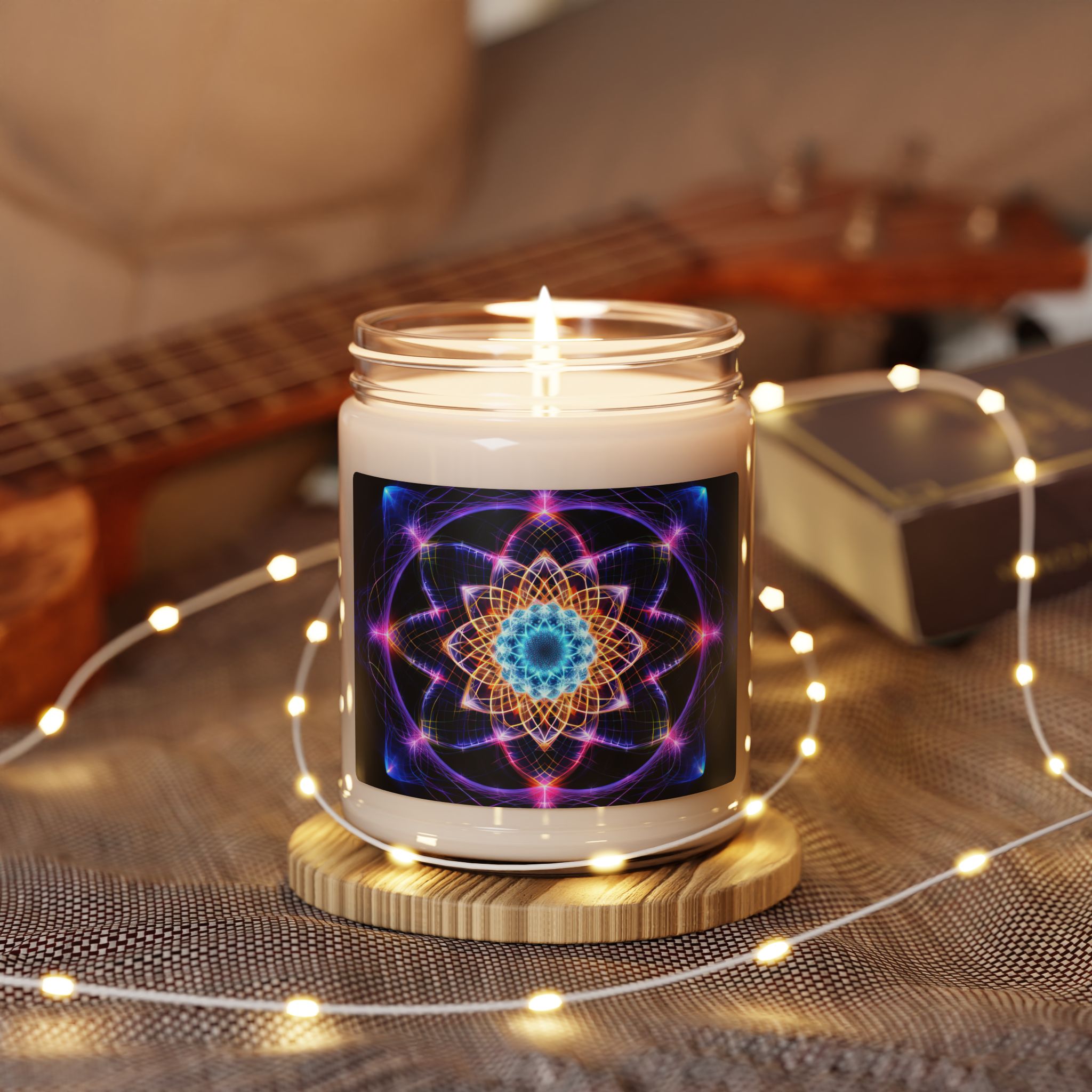 Meditation Magic Scented Soy Candle, 9oz - Image 3