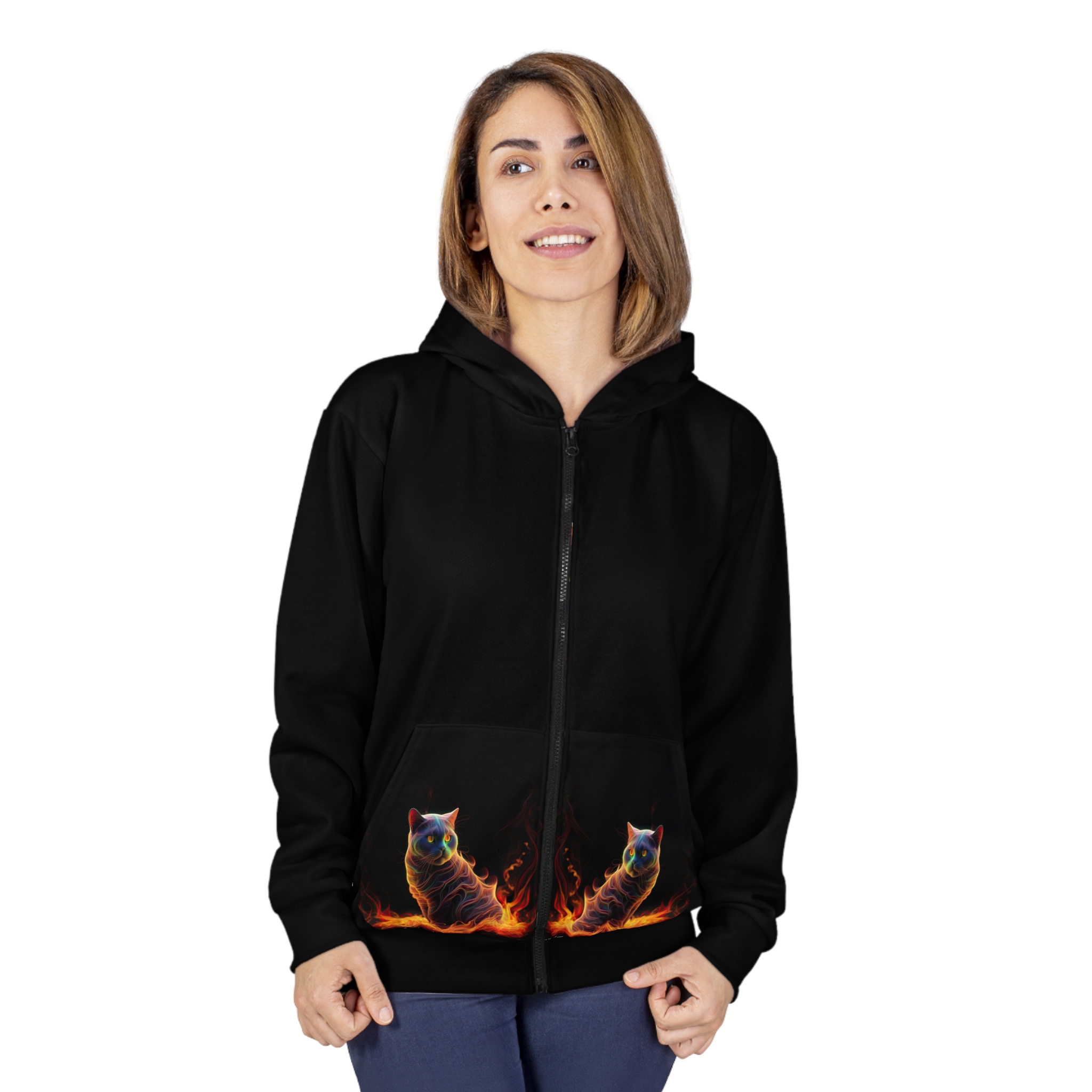 Pele Unisex Zip Hoodie - Image 5
