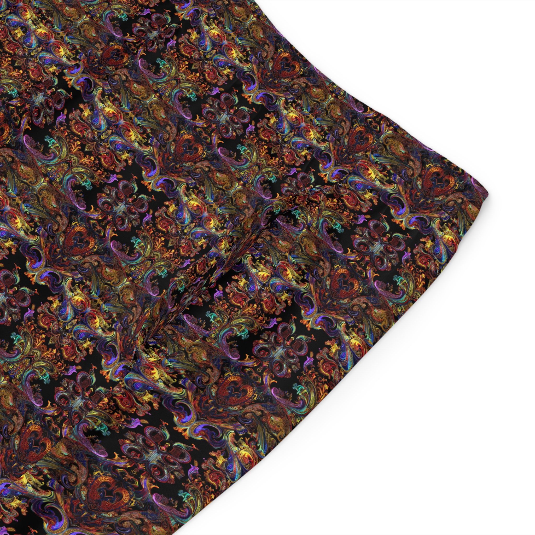 Men's Vibrant Pattern Board Shorts for Beach & Resort Wear - Image 6