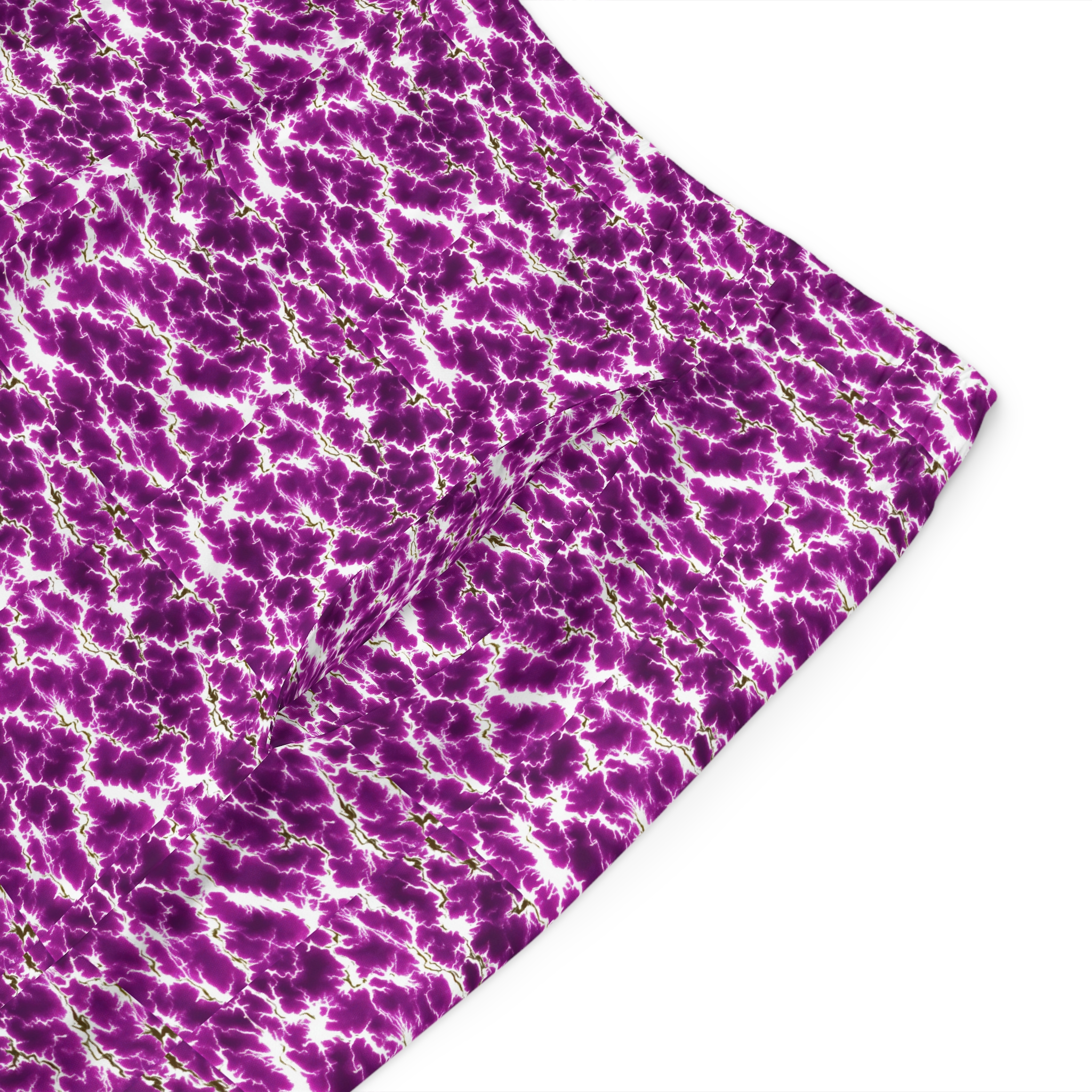 Vibrant Purple Tie-Dye Men's Board Shorts for Summer Adventures - Image 7