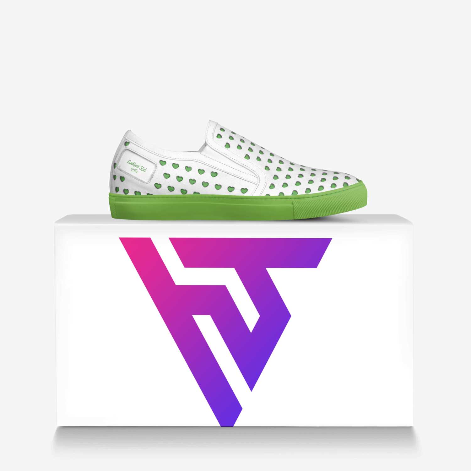 House of Trippers Hearts Slip-on | Luckiest Kid - Image 5