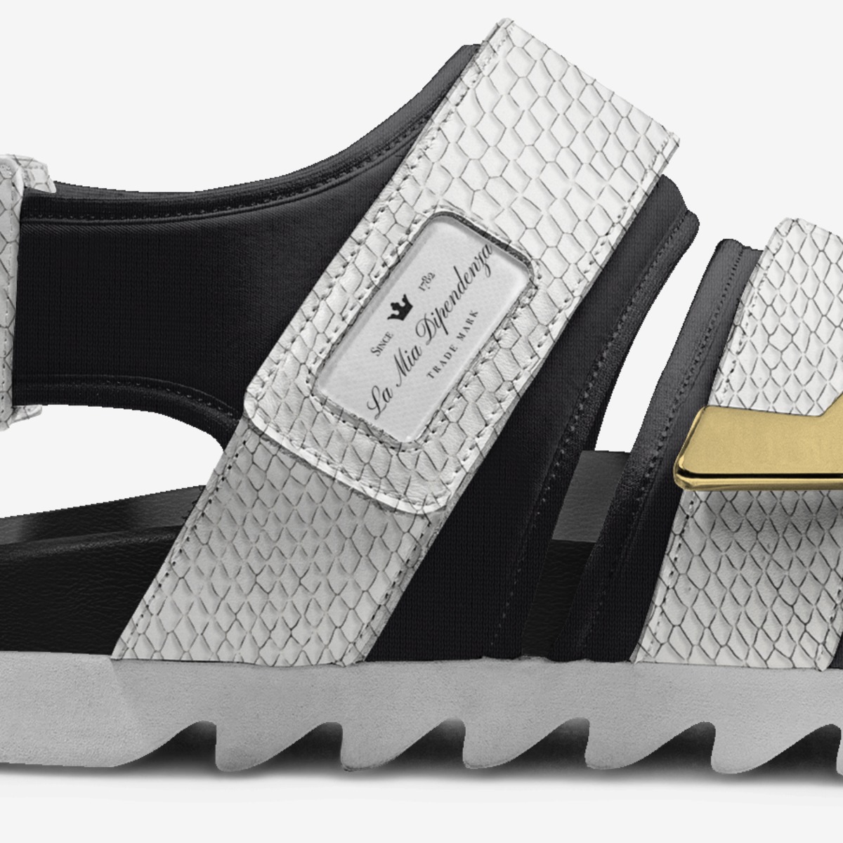 Triple Stripes Luxury Sandals | La Mia Dipendenza - Image 4